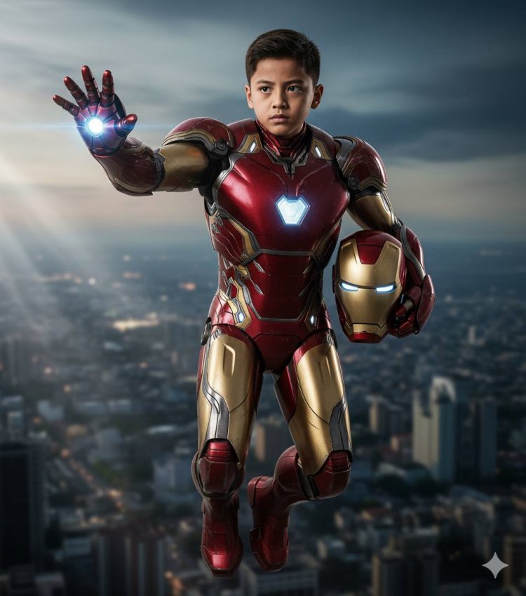 Iron Man Style Kid
